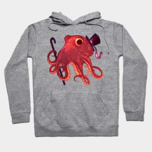 Red Octopus Gentleman Hoodie